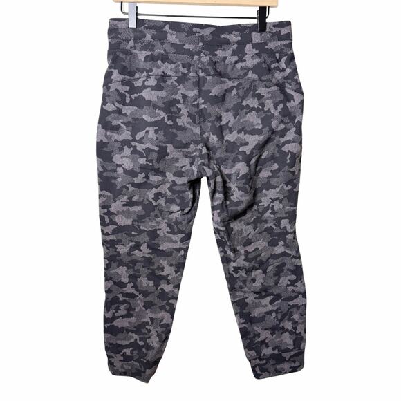 Lululemon Ready To Rulu Jaquard Camo Lunar Black/Grey Cropped Jogger Womens 10 - Picture 2 of 9